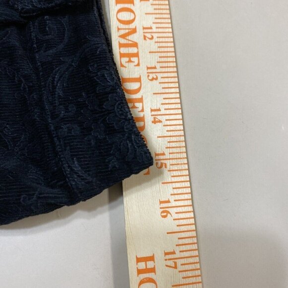 St. John Sport by Marie Gray Fashion Fit Black‎ Corduroy Pants Size 8 Wide Leg - Picture 6 of 12